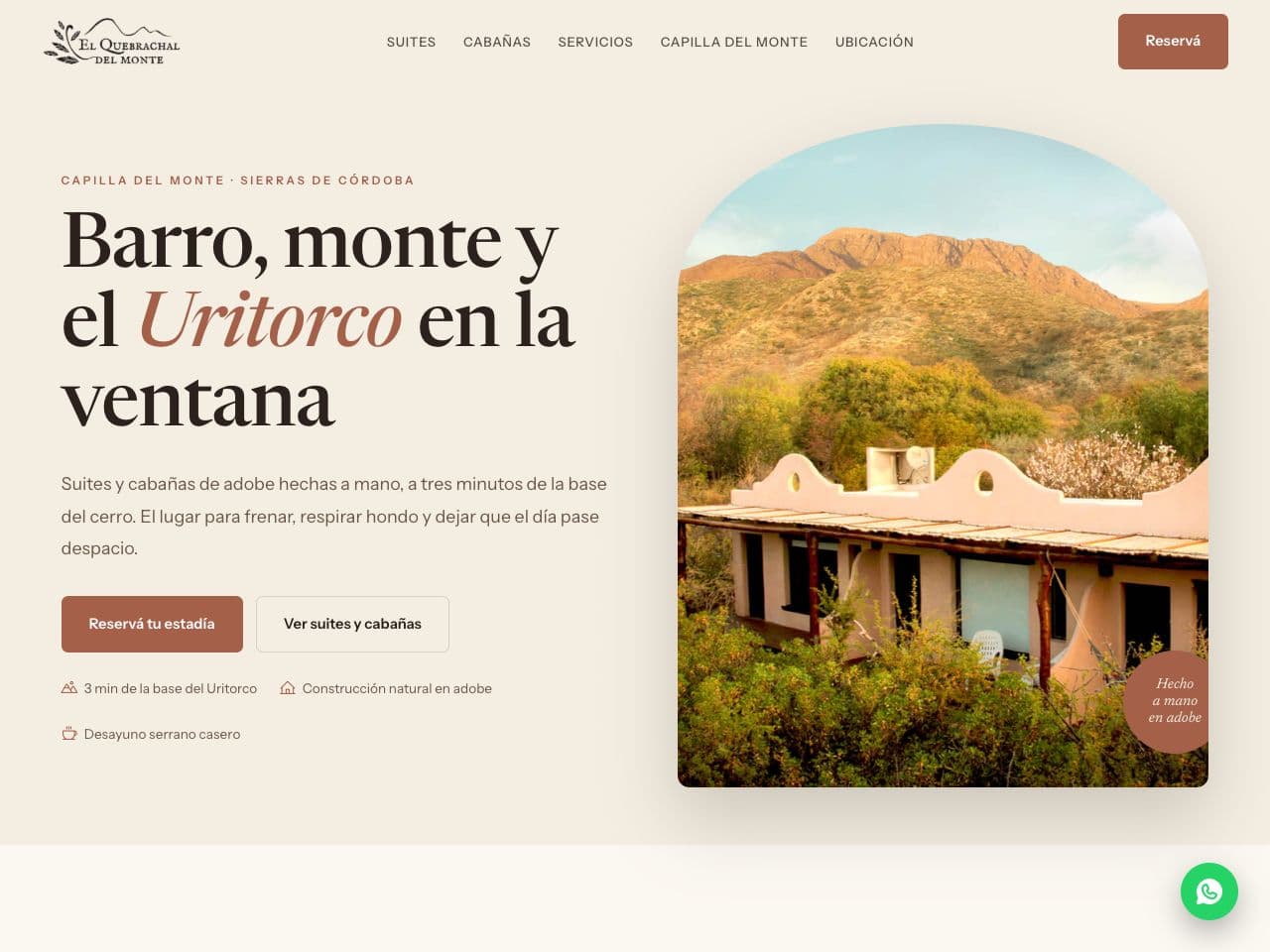 Sitio web de El Quebrachal del Monte